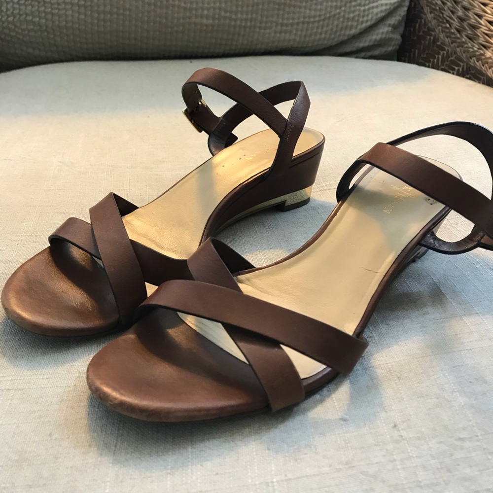 Cole Haan Melrose low wedge sandals 7.5